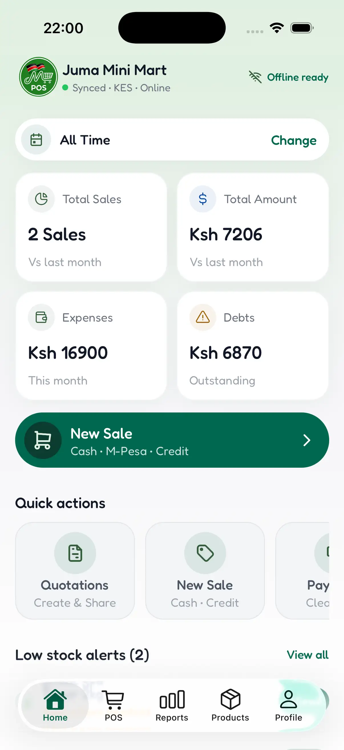 Mwananchi POS screenshot 1