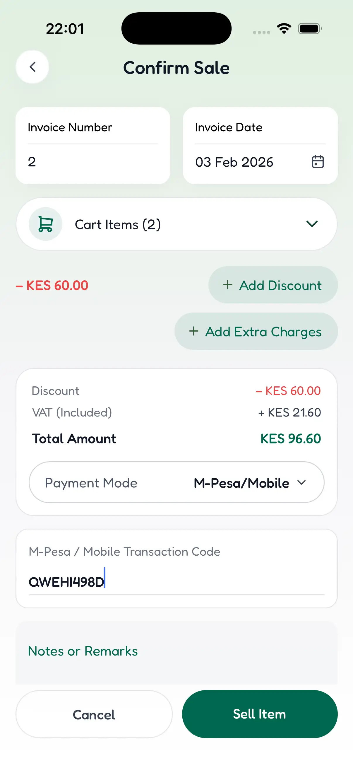 Mwananchi POS screenshot 3