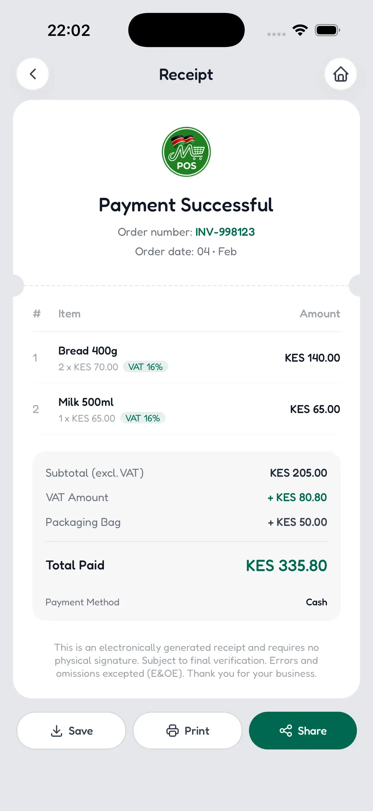 Mwananchi POS screenshot 4